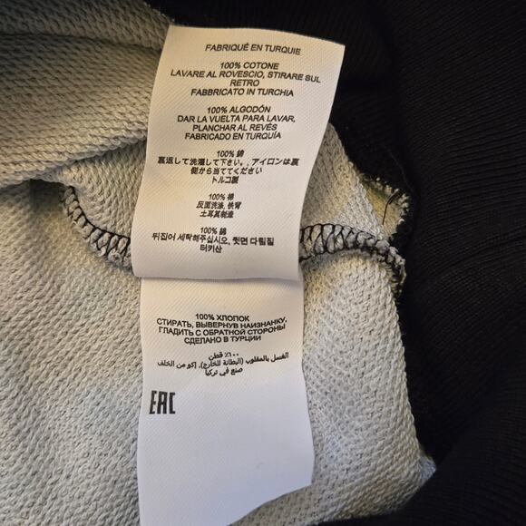 Dries Van Noten Size M Hax Cotton Blue Sweatshirt Graphic Print Style SS23 - Picture 6 of 11